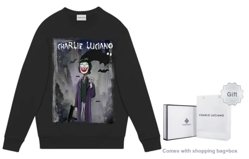 Charlie Luciano Sweatshirt Unisex Black-0