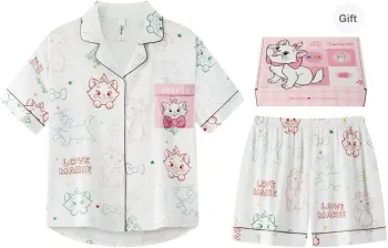 Gongdie x Disney Pajama Set Women's Gift Box Set White
