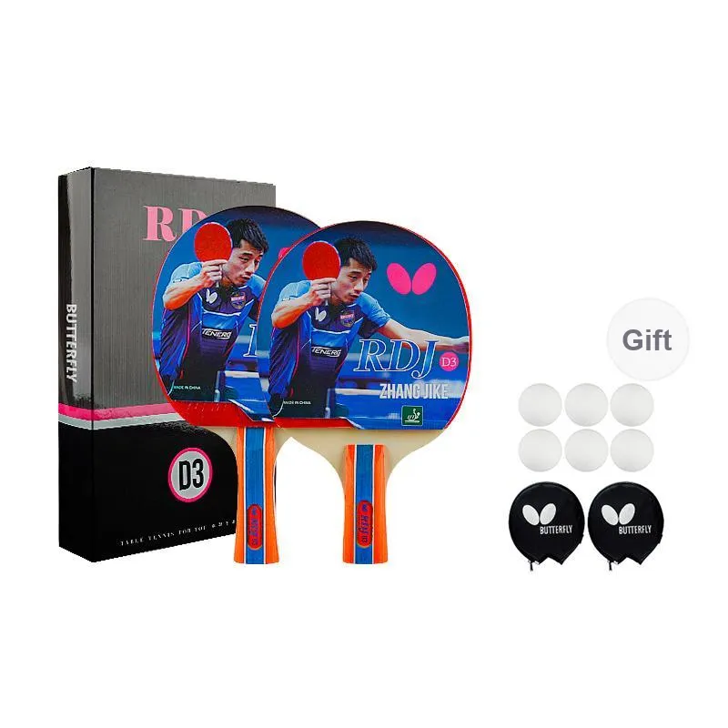 Butterfly Ping Pong Paddles Red-10