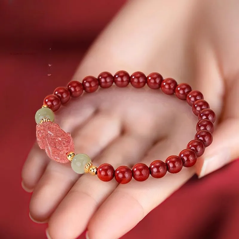Strange Snow Cinnabar Bracelets Unisex-1