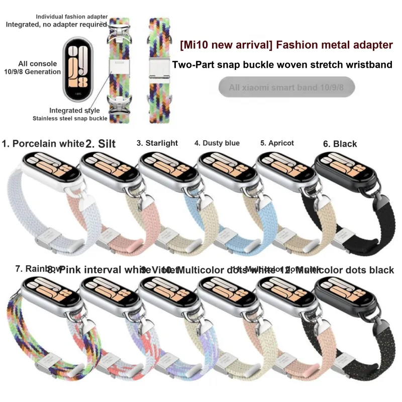 Vobafe Watch Band Xiaomi Compatibility Nylon Material-1