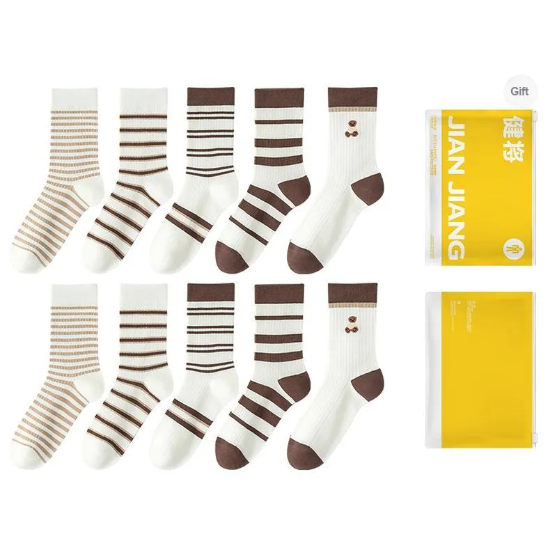 Master Mid Calf Socks Women's Shopping Bag Combo Set-1