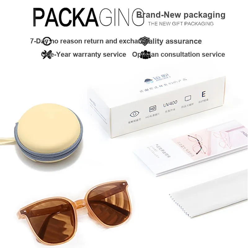 JINGBEI TR/Memory Plastic Square Sunglasses Unisex-2