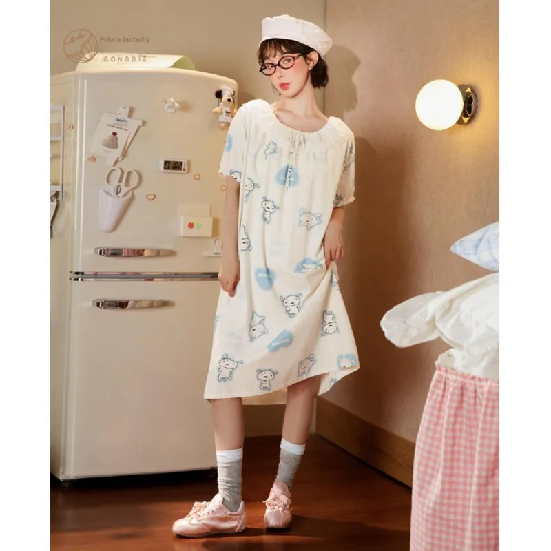 Gongdie x LABIXIAOXIN,LIANMINGKUAN Nightgown Women's Gift Box Set Apricot-6