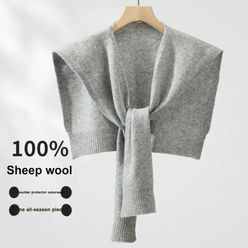 Shanghai Story Sheep Wool Shawls Women's-5