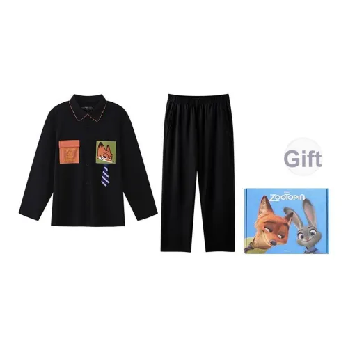 JINGYUN X Disney Co op Series Пижамный комплект Мужской Gift Box Set Черный