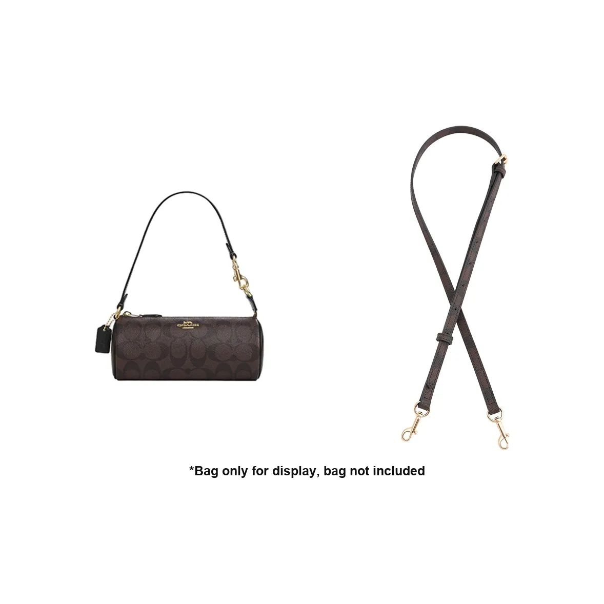 Luxury Care Artisan Workshop Imported Microfiber Bag Strap Women's Black