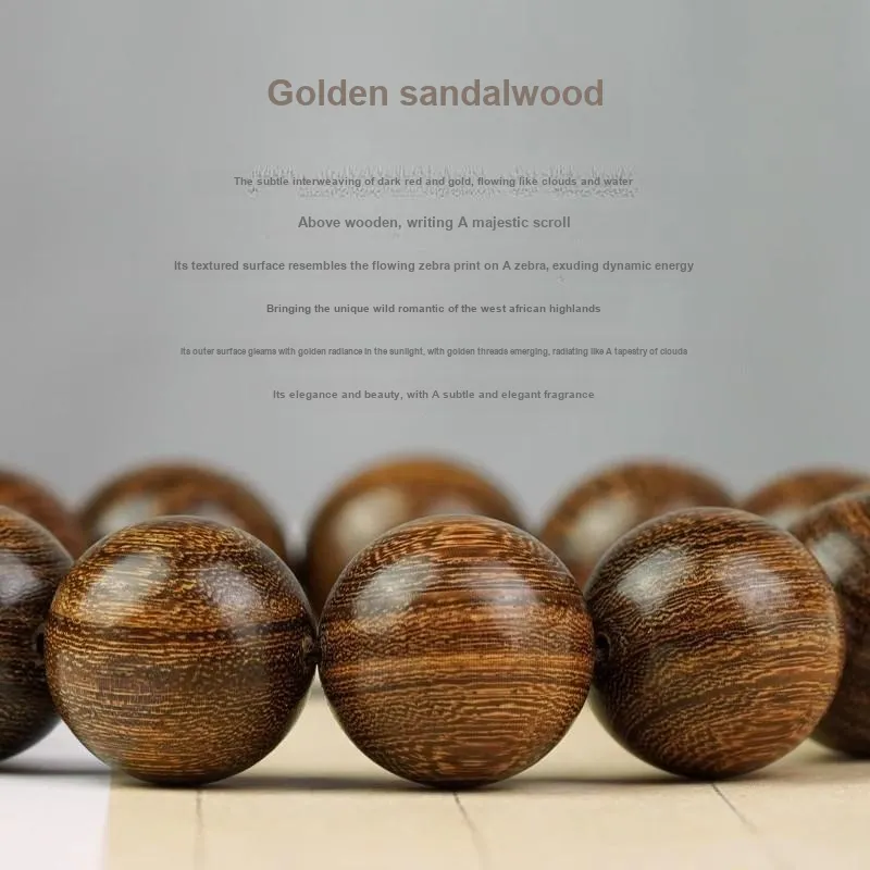 DALONG Golden Sandalwood Bracelets Unisex-1