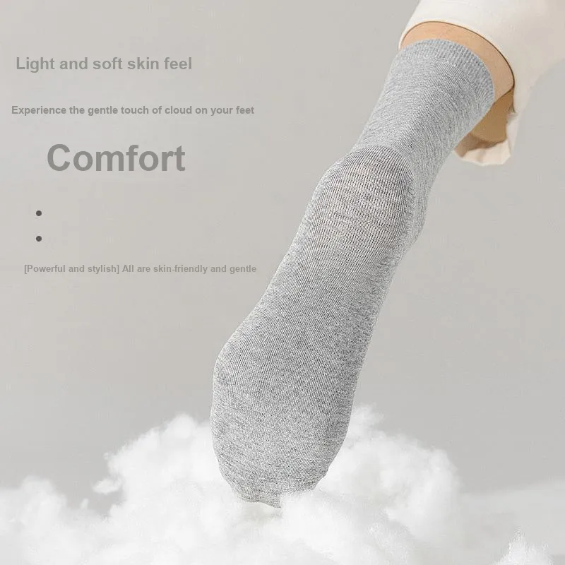 MIIOW Knee High Socks Men's 5 Pack-3