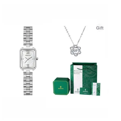 RENOVO Кварцевый механизм Часы Женские часы Мать жемчуга Циферблат