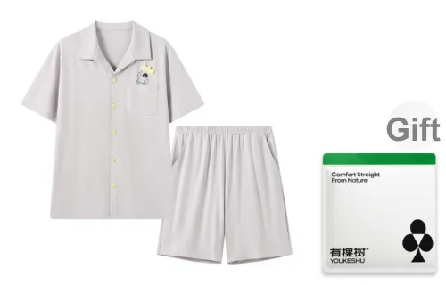 YOUKESHU Мужские пижамные комплекты