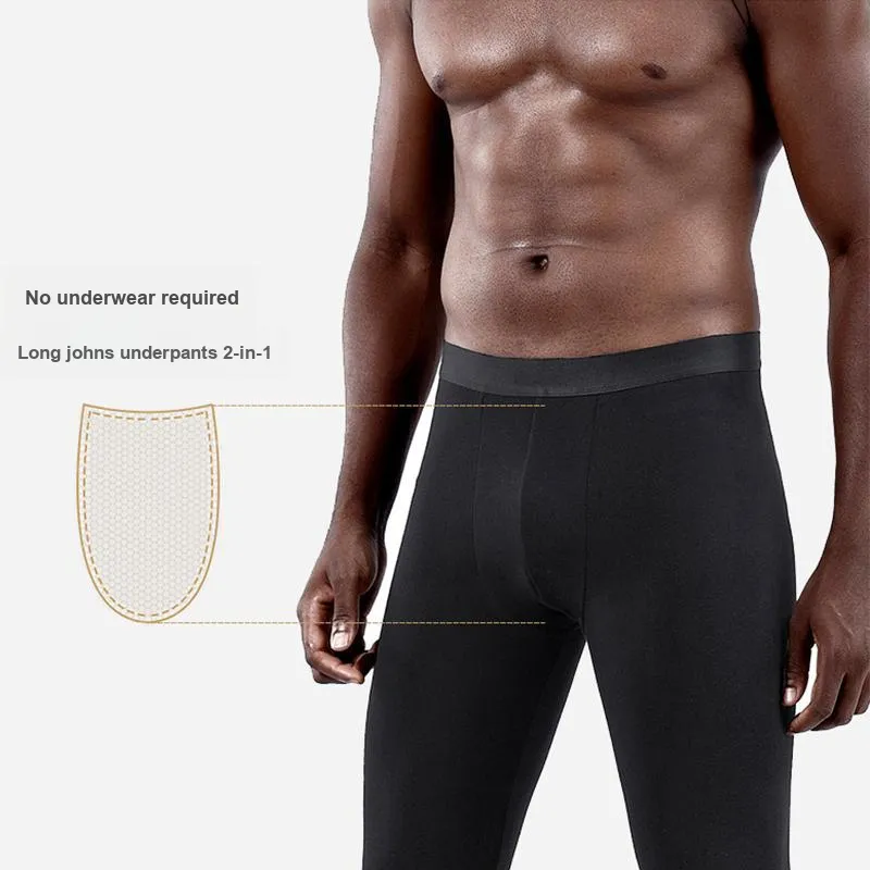 PLANDOO Thermal Pants Men 2 Pack-1