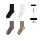 4 Pack Women's[Black+White+Dark Purple+Khaki]