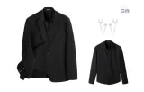 Black (Comes with Black Shirt+Brooch)