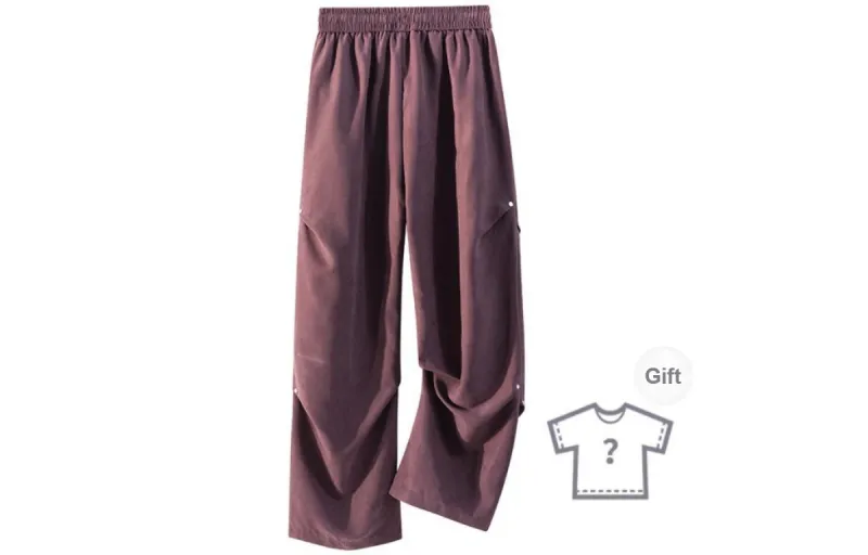 Qnxeey Casual Pants Unisex-50