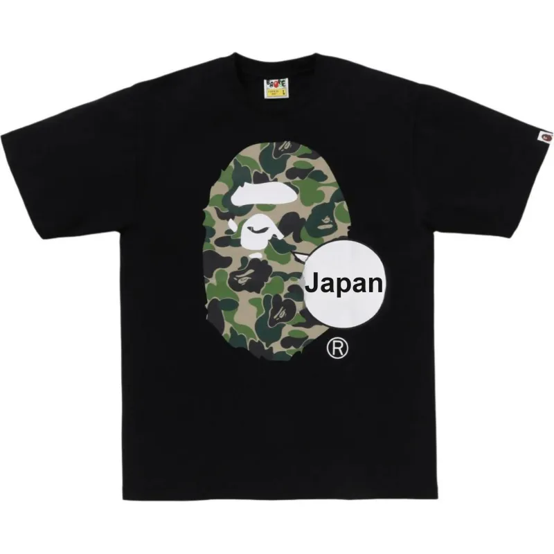 A BATHING APE Japan Big Ape Head City Tee-2