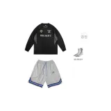 BKC 챔피언 긴팔 블랙 + 그레이 반바지 + 양말 (랜덤 양말)