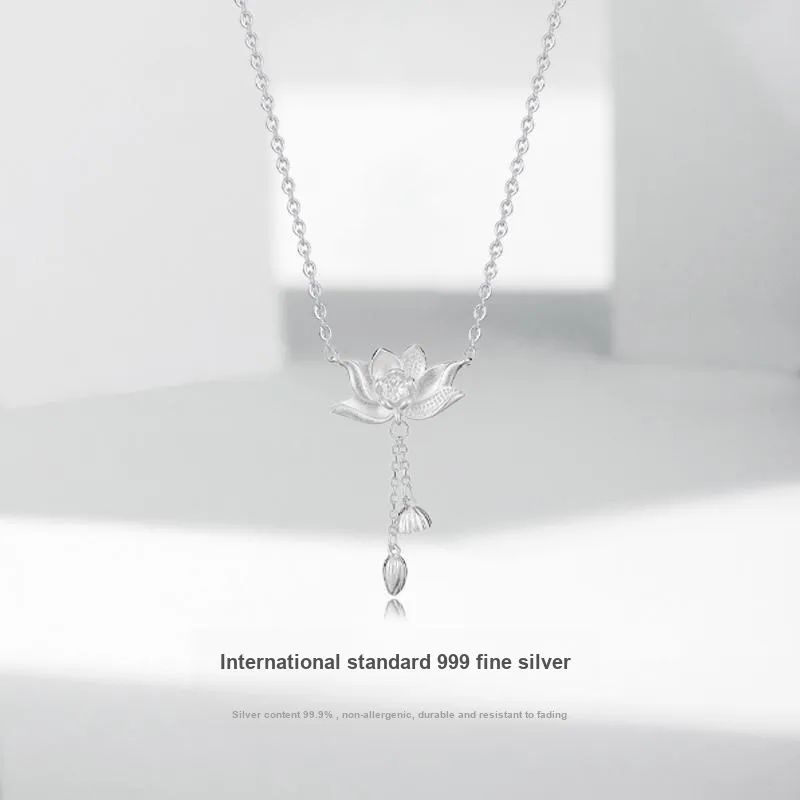 JUICY GRAPE S999 Fine Silver Necklaces Women's-2