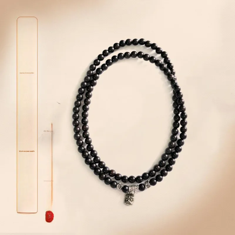 The Years Are Quiet Ebony Wooden Bracelets Unisex-1
