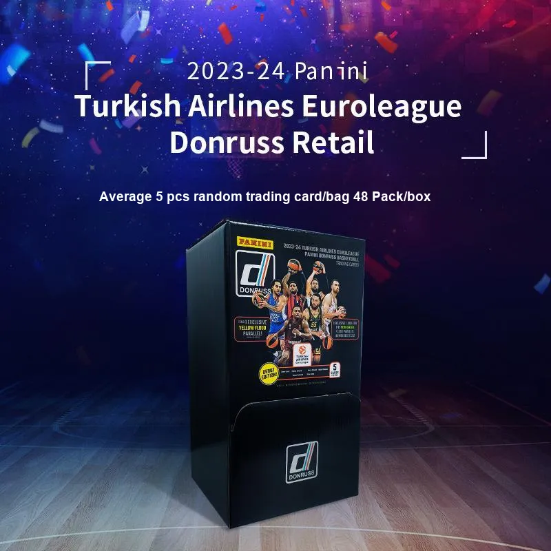 PANINI 23 24 Donruss Euroleague Basketball Retail European League Sports Cards Whole Box-2