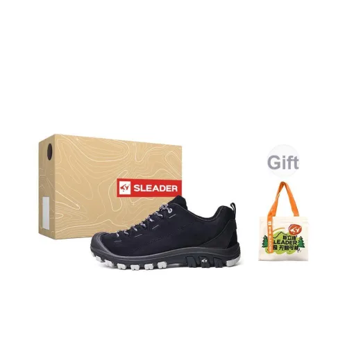 SLEADER Earth Series Устойчивый к истиранию Водонепроницаемый Низкий Топ Уличная Обувь Унисекс Экстрим Найт Черный