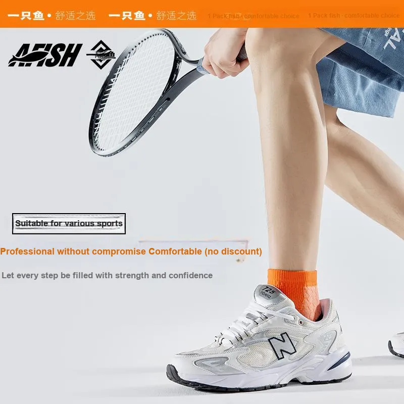 AFISH Ankle Socks Men's Box 5 Pack-4