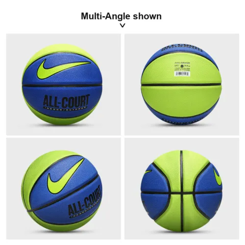 Nike PU Basketball Blue Green Size 7 Training Unisex