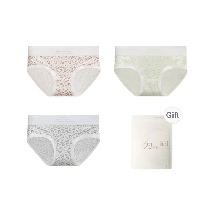 Red Bean Underpants Women's Shopping Bag 3 Pack-0