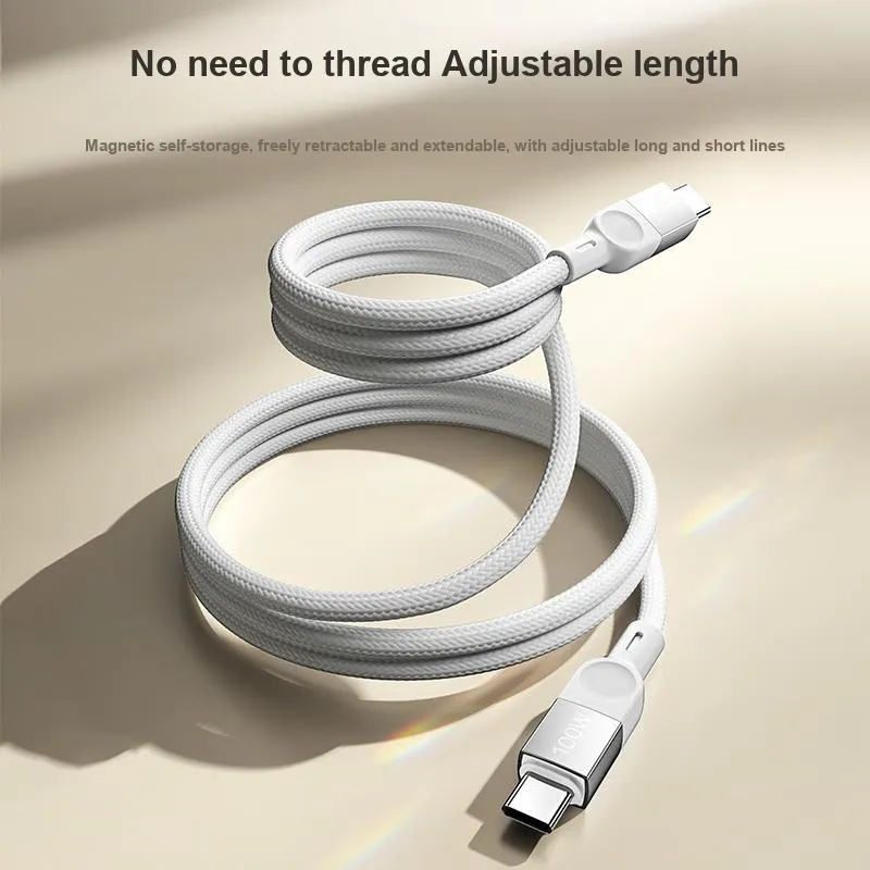 MOMAX DC35 1m 2m One Drag One Type-c To Type-c Self-Priming Roll Cables-2