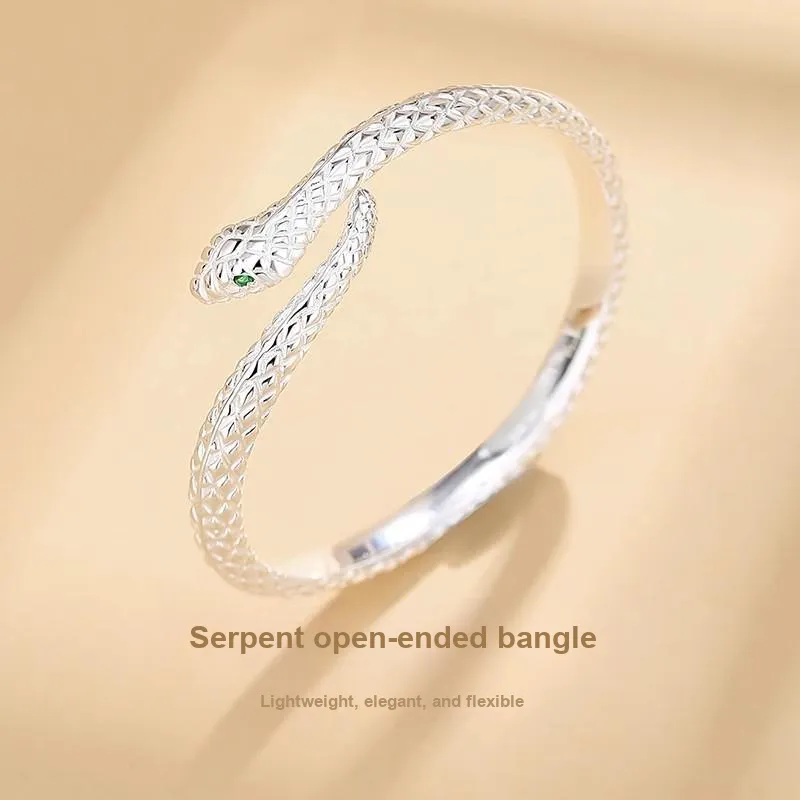 Hui Xuan Charm 999 Fine Silver Bangles Women's-1