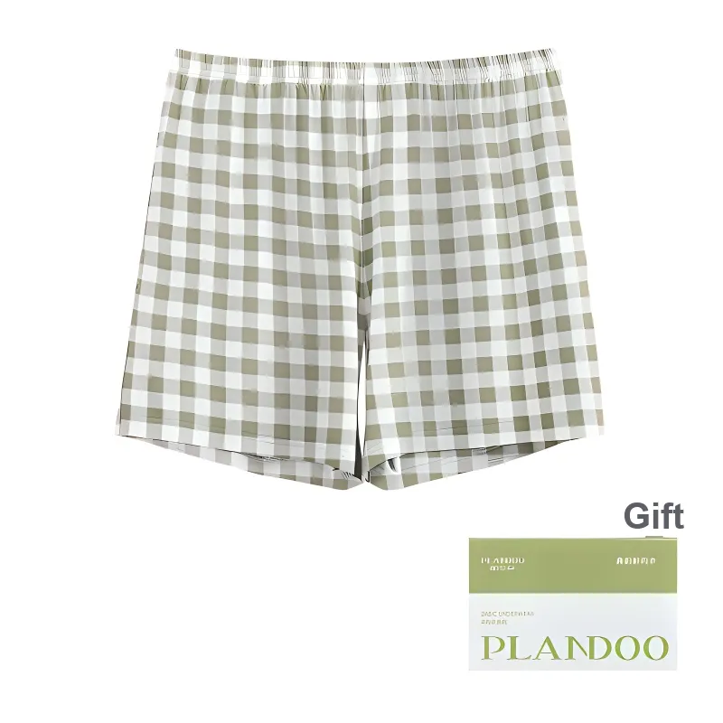 PLANDOO Pajama Pants Unisex Shopping Bag Gray Green-0