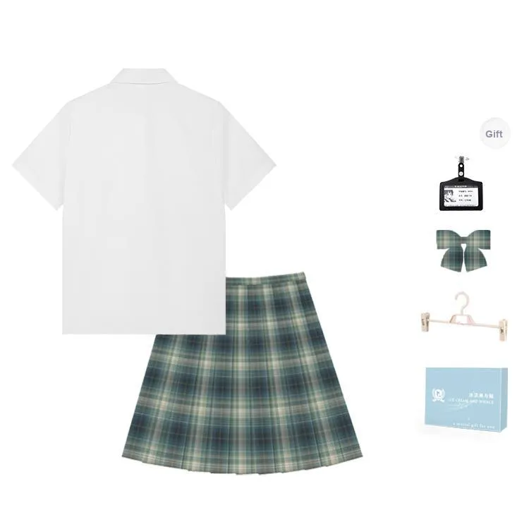 Ice Cream And Whale Summer JK Uniform Set Women's Gift Box Set-1