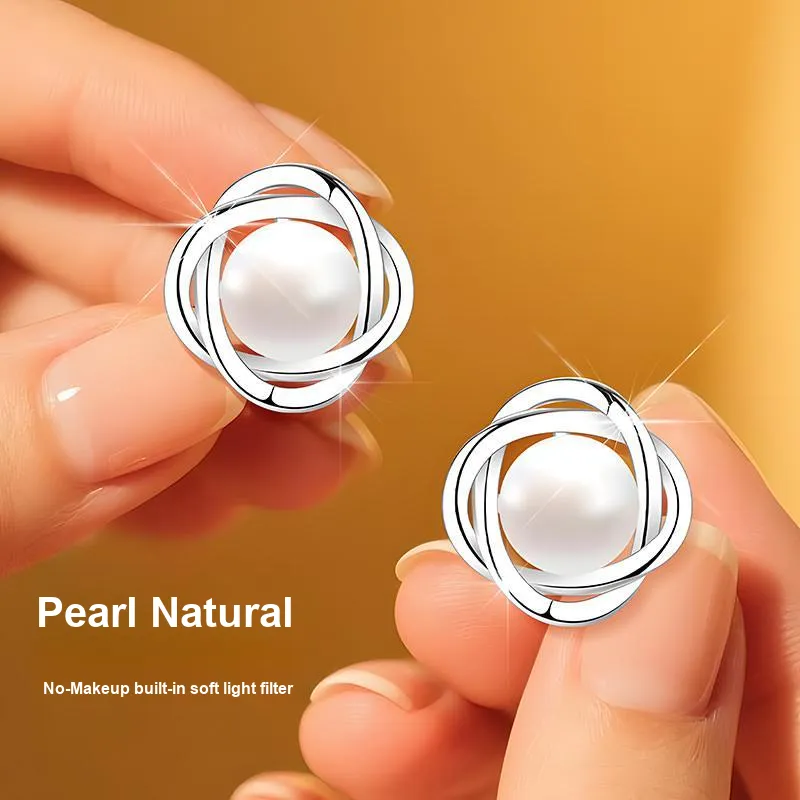 EAST BEAUTY Pearl Stud Earrings Women's