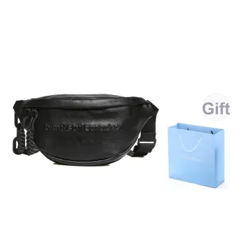 COLINS KEIRS PU Versatile Casual Sports Cycling Shoulder Bag, Crossbody Bag Fanny Pack Regular Unisex Black