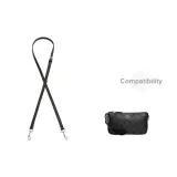 Black Silver Adjustable 91-120cm