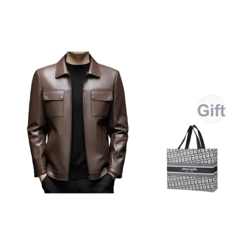 PIERRE CARDIN Кожа Куртка Унисекс