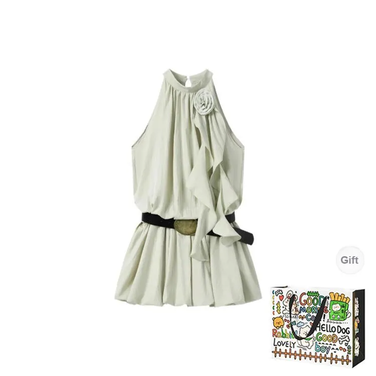 ZVJH Sleeveless Dresses Women's-0