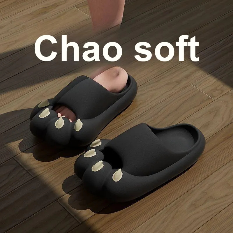 Ming Sheng Cat Paw Bear Paw Cartoon Slippers-2