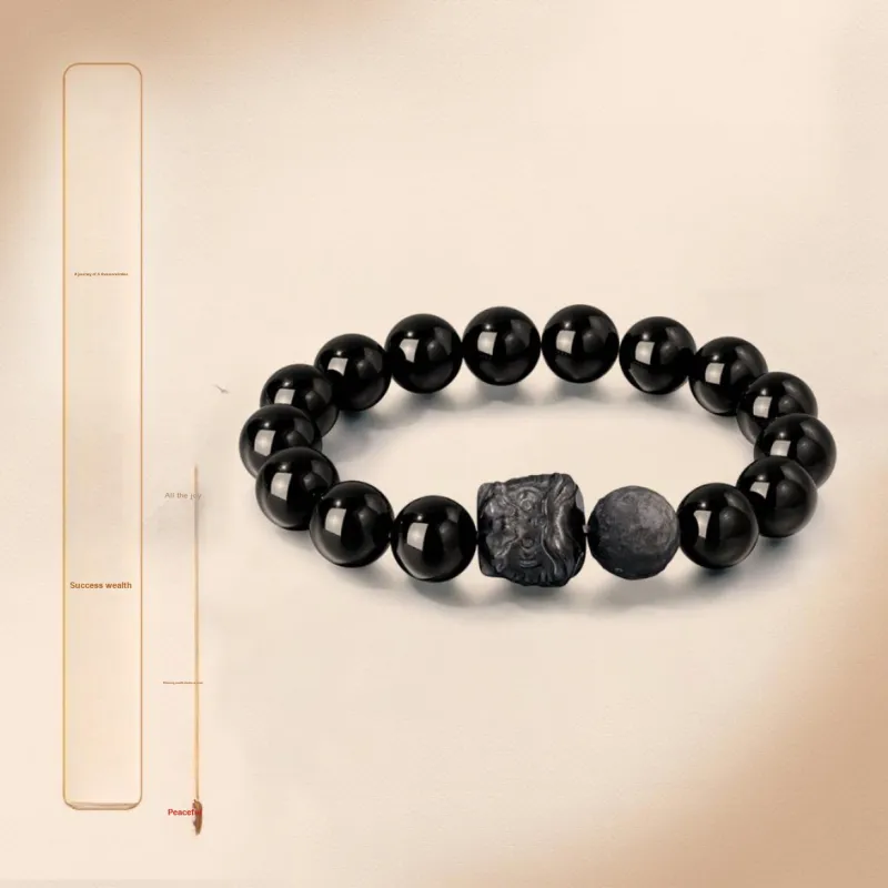 The Years Are Quiet Ebony Bracelets Unisex-1