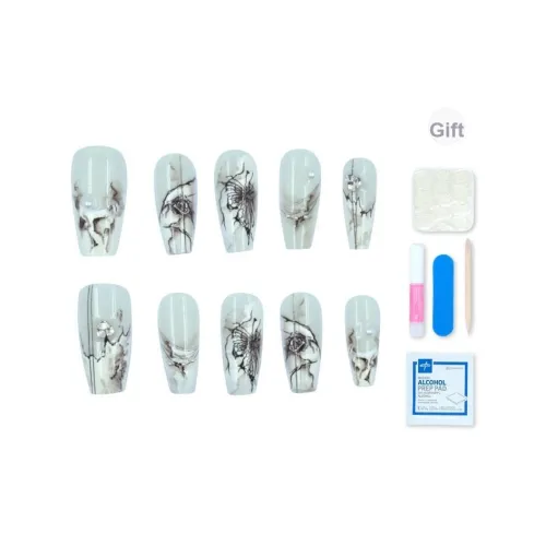 MAXFINE Чернила Лотос False Nail Короткий LADDER 14mm 10 шт Набор