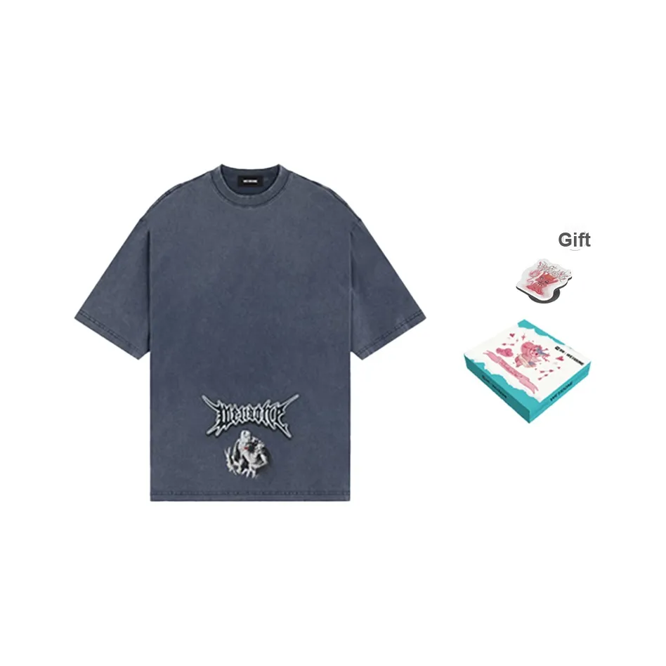 WE11DONE SS24 T-Shirt Унисекс Серый