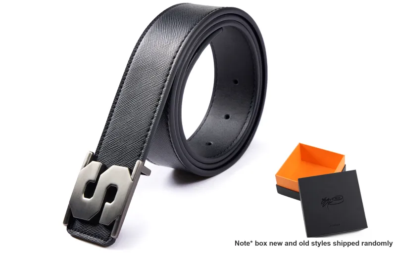 ICONS Lab S Letter Plate Buckle Belt-Versatile Minimalist Style Leather Belts Unisex-4