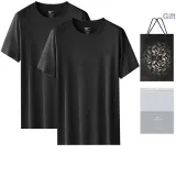 Crew Neck 2 Pack (Black+Black)