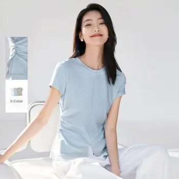 IHIMI T Shirt Women's Crystal Blue