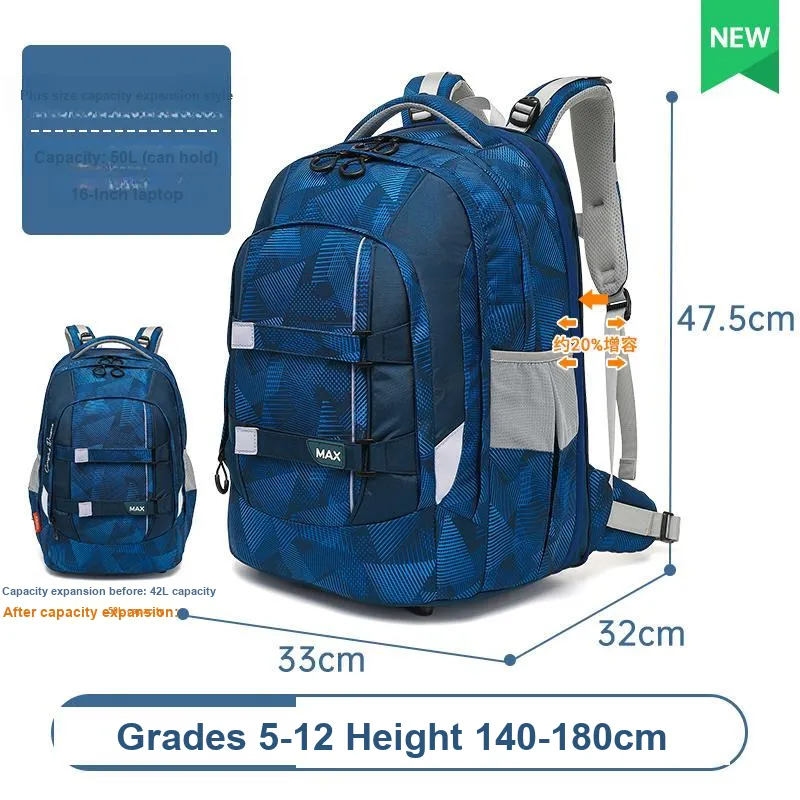 HERDER Polyester Student Bag Large Size-7