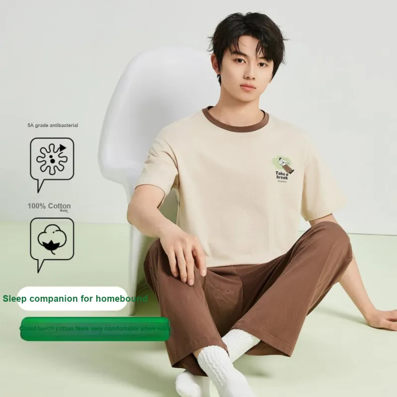 YOUKESHU Pajama Set Men's Shopping Bag-9