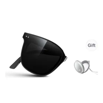 LOHO TR90 Square Travel Photography UV Protection Sun Protection Sunglasses Unisex Black Milk White Caramel