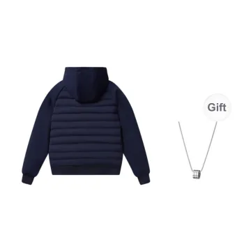 BOSIDENG Light Warm Goose Down Series Down Jacket Unisex Tranquil Dark Blue