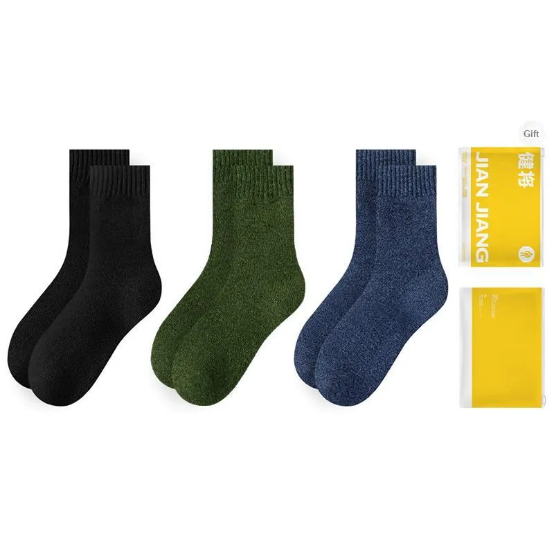 Master Mid Calf Socks Men's Shopping Bag Combo Set-3