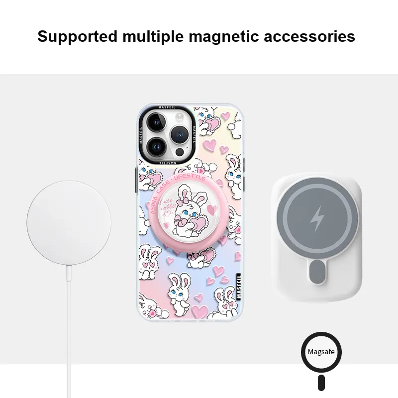 Marsfield TPU Material IMD Laser Magnetic Case Phone Cases Compatible With Apple 16/15/14/13 Pro/Mac Pro-2